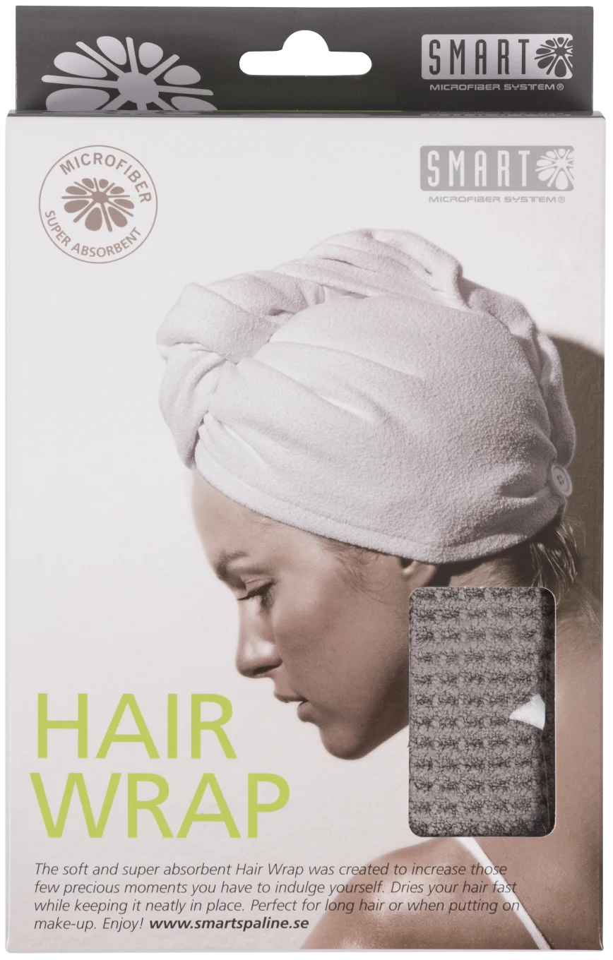 Smart Hairwrap Waffle Grey Smart