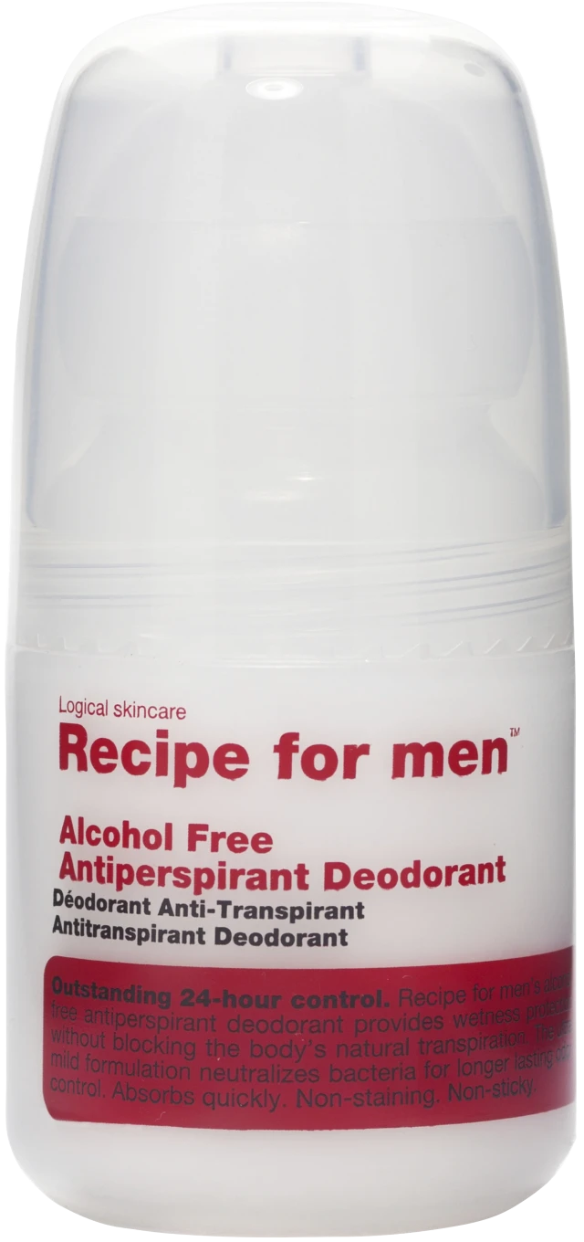 Recipe for Men Alcohol Free Antiperspirant Deodorant 60 ml Recipe for Men