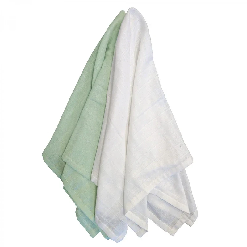 Summerville Organic Muslin 2-pack Soft Mint Summerville Organic