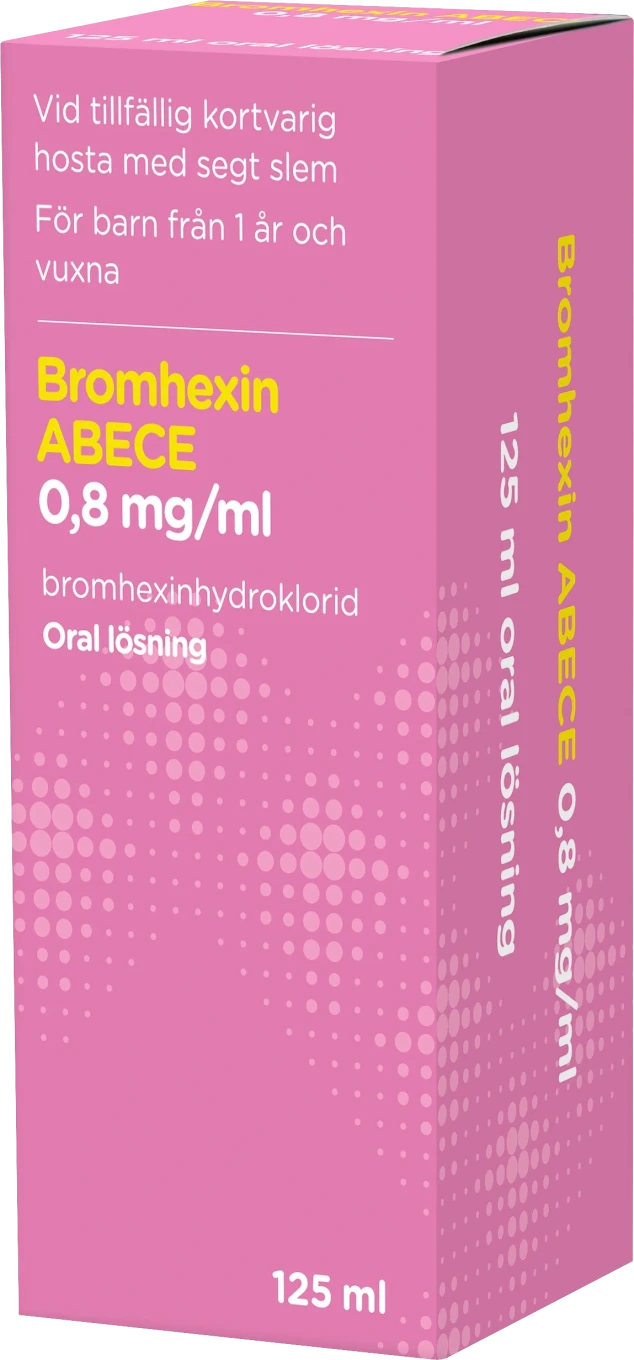 Bromhexin ABECE Oral lösning 0,8 mg/ml 125 ml ABECE