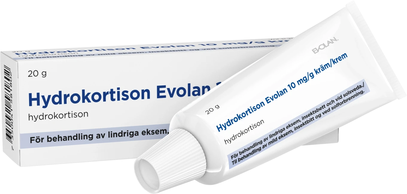 Hydrokortison Evolan 10 mg/g Kräm 20 g Evolan