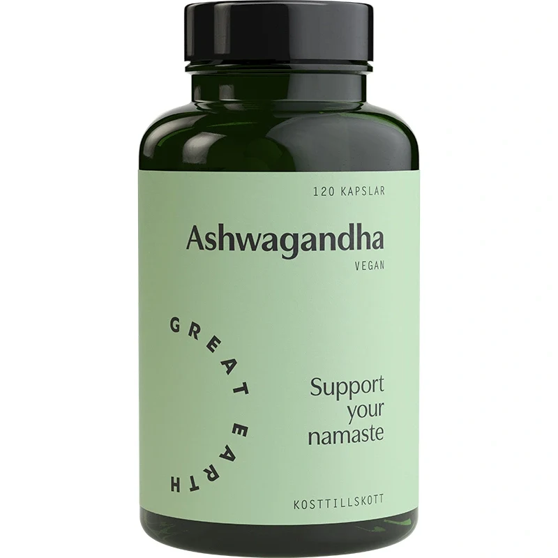 Great Earth Ashwagandha 120 kapslar Great Earth