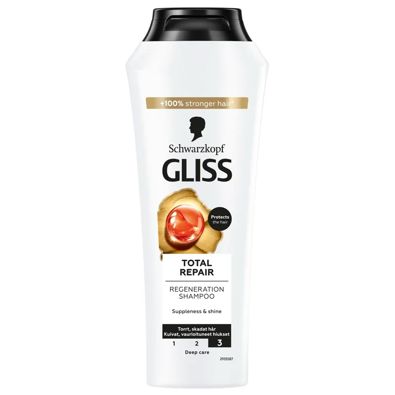 Schwarzkopf Gliss Total Repair Regeneration Shampoo 250 ml Schwarzkopf
