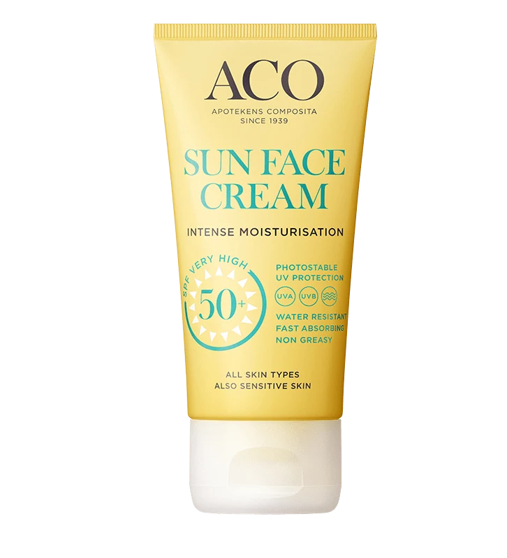 ACO Sun Face Cream SPF 50, 50 ml ACO