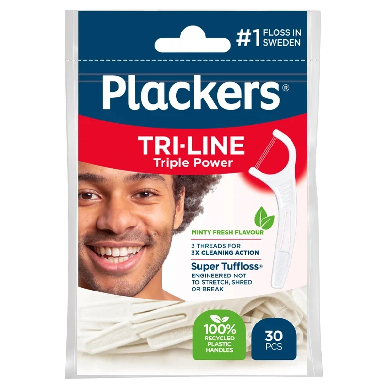 Plackers Tri-line 30 st Plackers