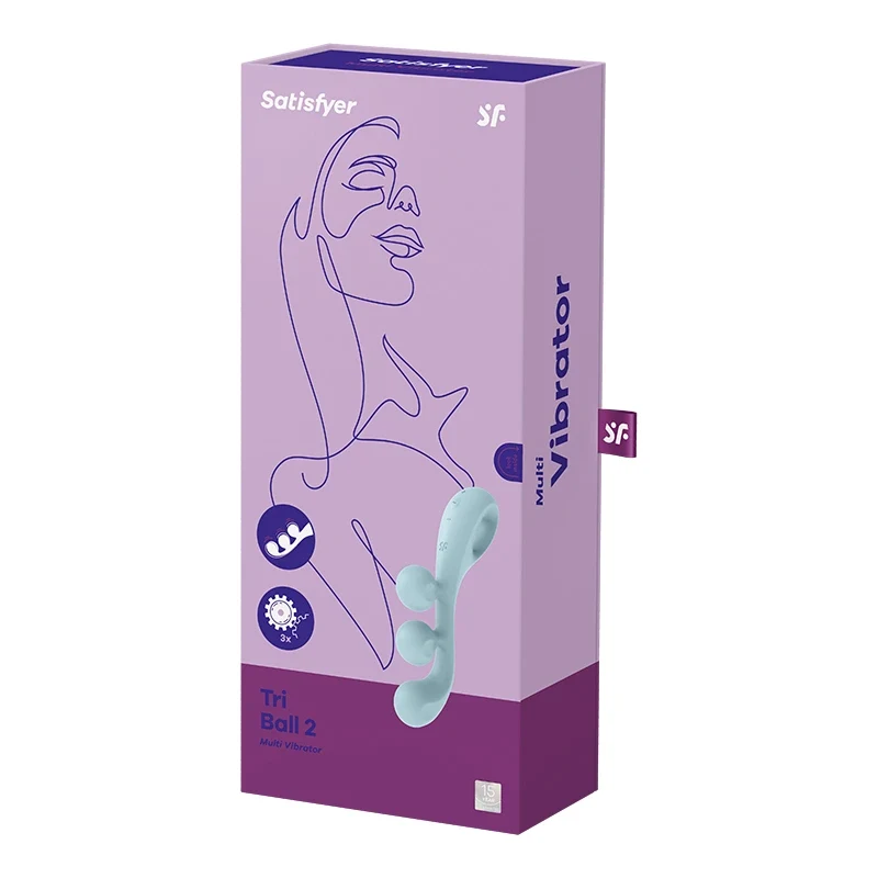 Satisfyer Tri Ball 2 Blue Vibrator Satisfyer