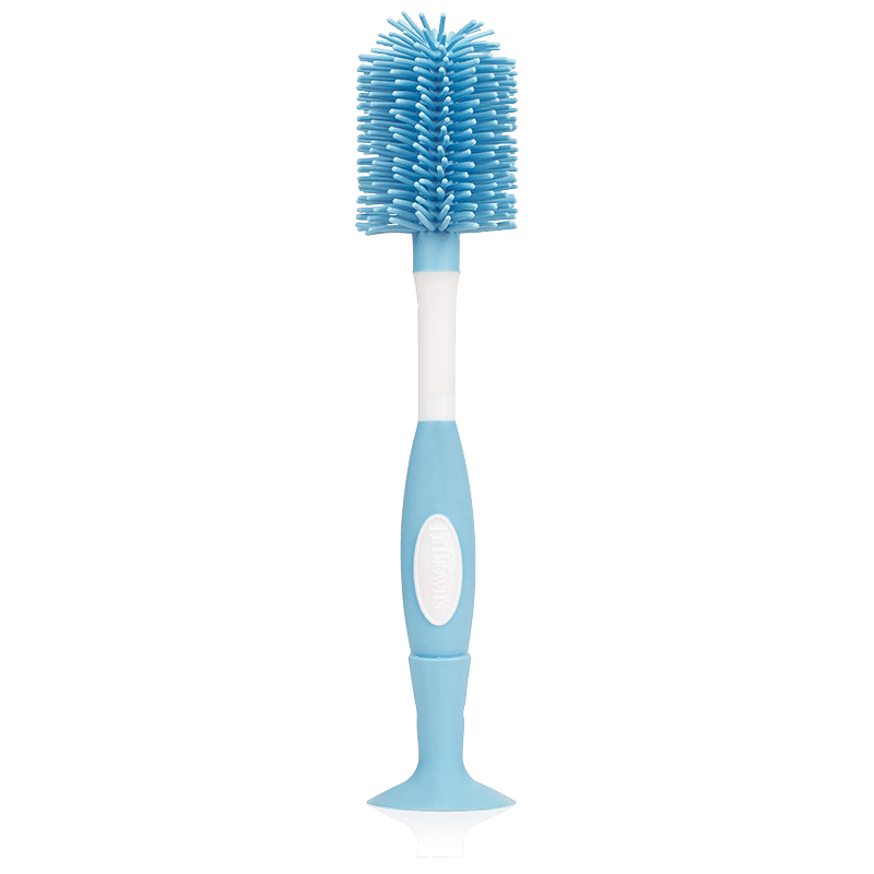 Dr. Brown's Stor Flaskborste Blå Silikon Dr Browns