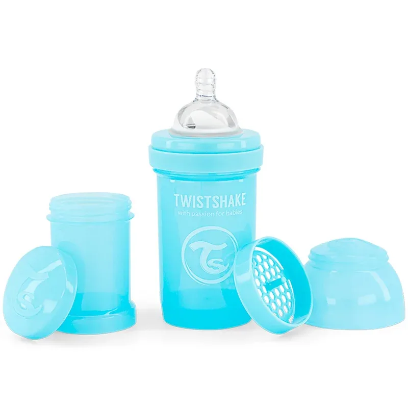 Twistshake Anti-Colic nappflaska 180 ml Pastell Blå Twistshake