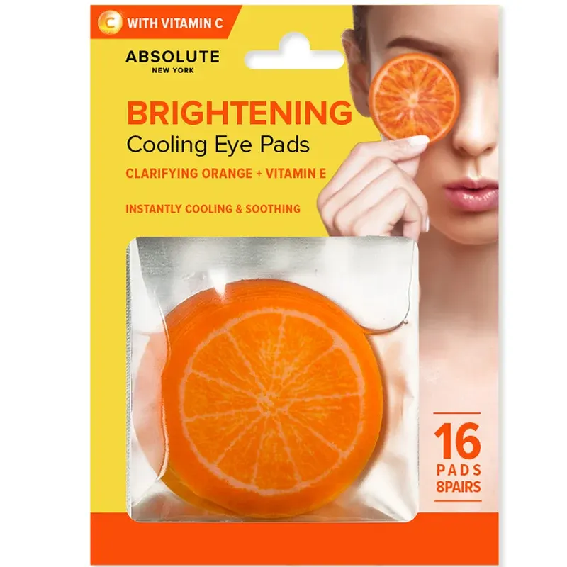 Absolute New York Brightening Eye Pad Orange 16 st Absolute New York
