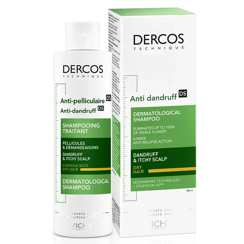 Vichy Dercos Anti-Dandruff Mjällshampo Torrt Hår 200 ml Vichy