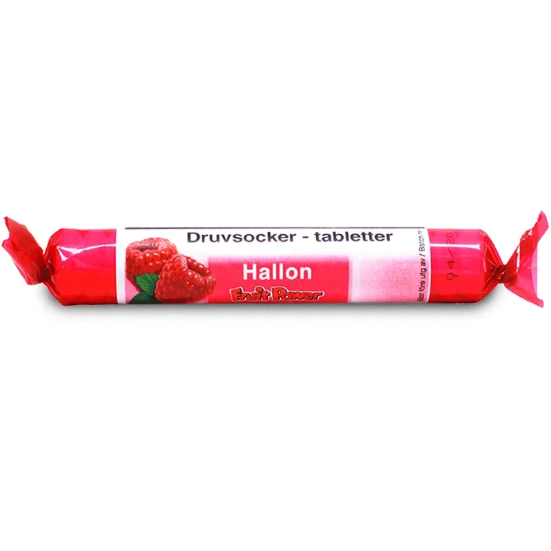 FruitPower Druvsocker Hallon Rulle 17 st FruitPower