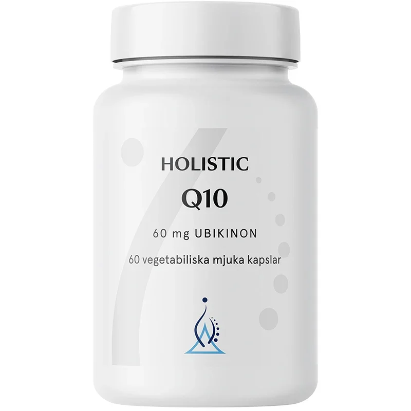 Holistic Q10 Coenzyme 60 mg 60 vegetabiliska kapslar Holistic