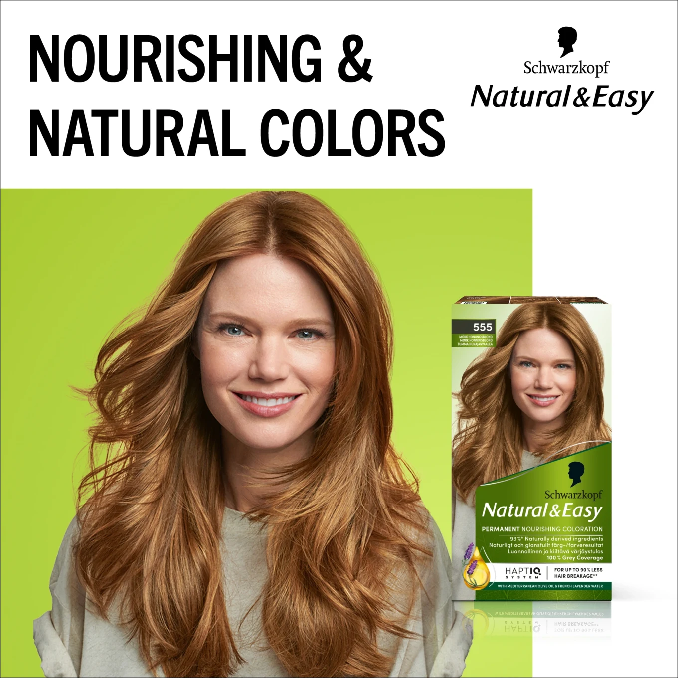 Schwarzkopf Natural & Easy Hårfärg 555 Mörk Honungsblond Schwarzkopf