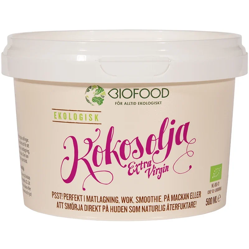 Biofood Kokosolja Extra virgin 500 ml Biofood