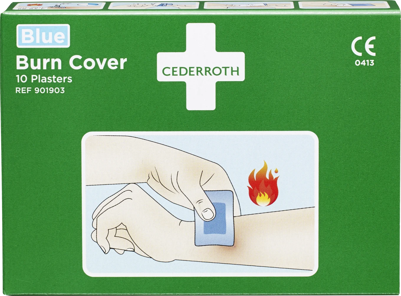 Cederroth First Aid Burn Cover 10 st Cederroth