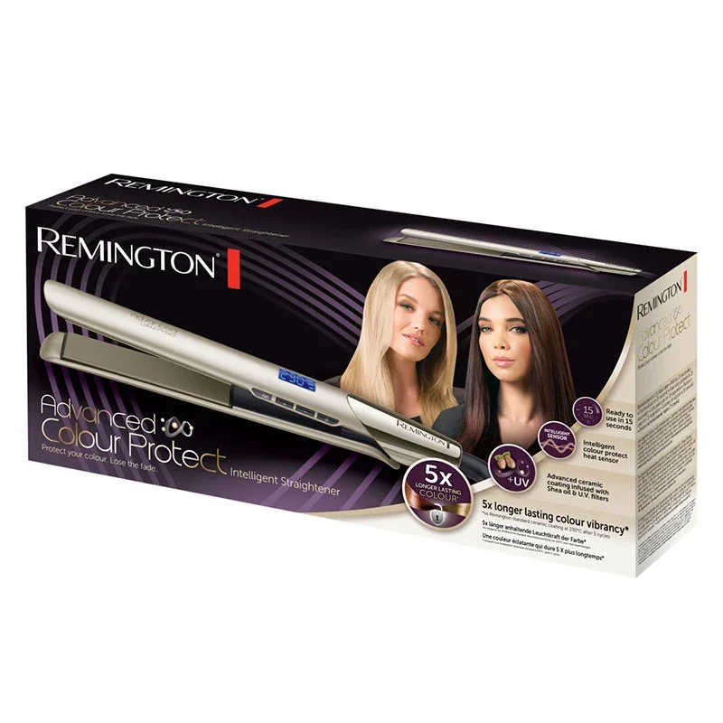 Remington S8605 Colour Protect Straightener Champagne Remington