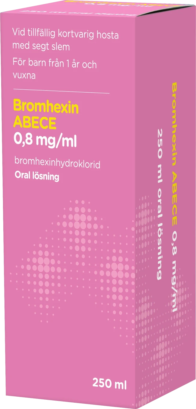 Bromhexin ABECE Oral lösning 0,8 mg/ml 250 ml ABECE