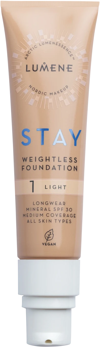 Lumene Stay Weightless Foundation 30 ml 1 Light Lumene