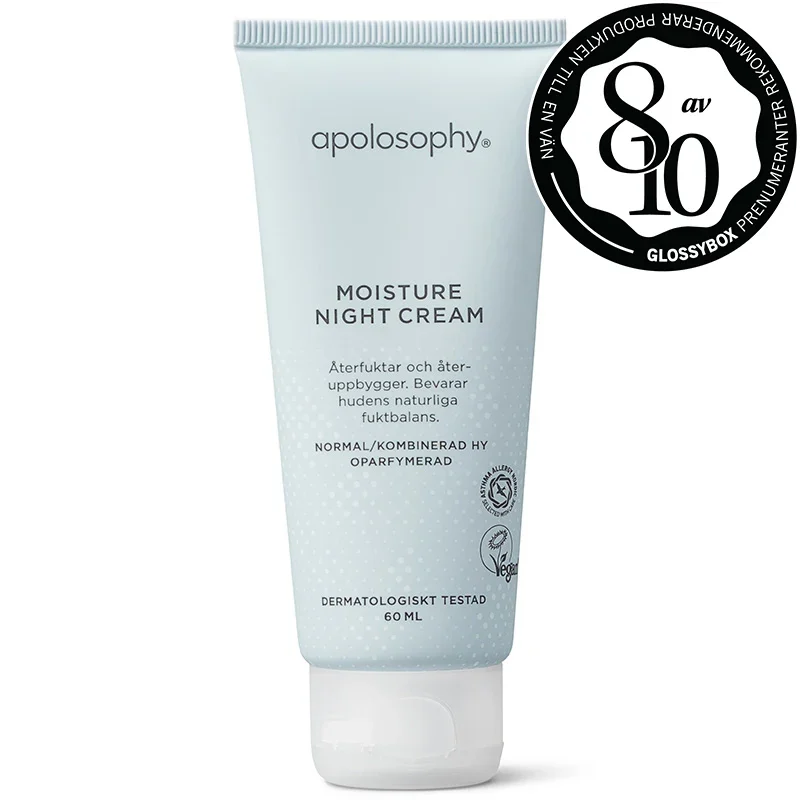 Apolosophy Face Moisture Night Cream Oparfymerad 60 ml Apolosophy