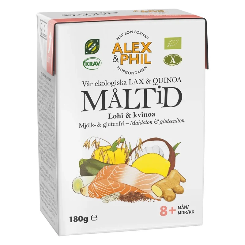 Alex & Phil Vår Lax- & Quinoamåltid Eko 200 g Alex & Phil