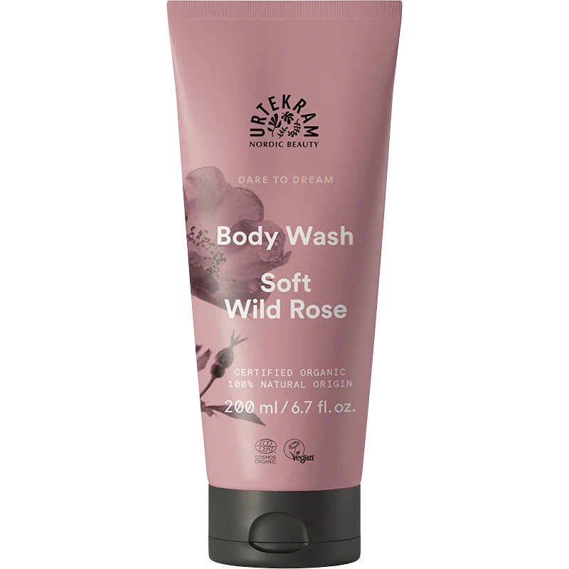 Urtekram Dare To Dream Soft Wild Rose Body Wash 200 ml Urtekram