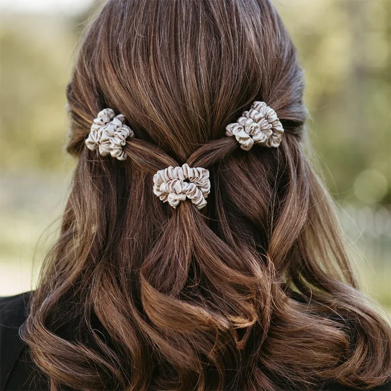 ByBarb Sidensnodd Tunn Beige ByBarb