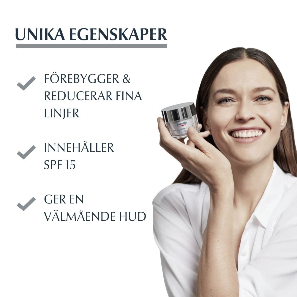 Eucerin Hyaluron-Filler + 3x Effect Day Care Dry Skin SPF 15, 50 ml Eucerin