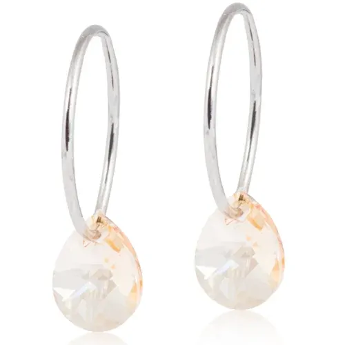 Blomdahl Örhängen Ring Drop Golden Shadow Blomdahl