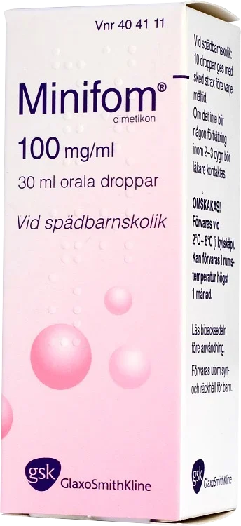 Minifom orala droppar 100 mg/ml 30 ml Minifom