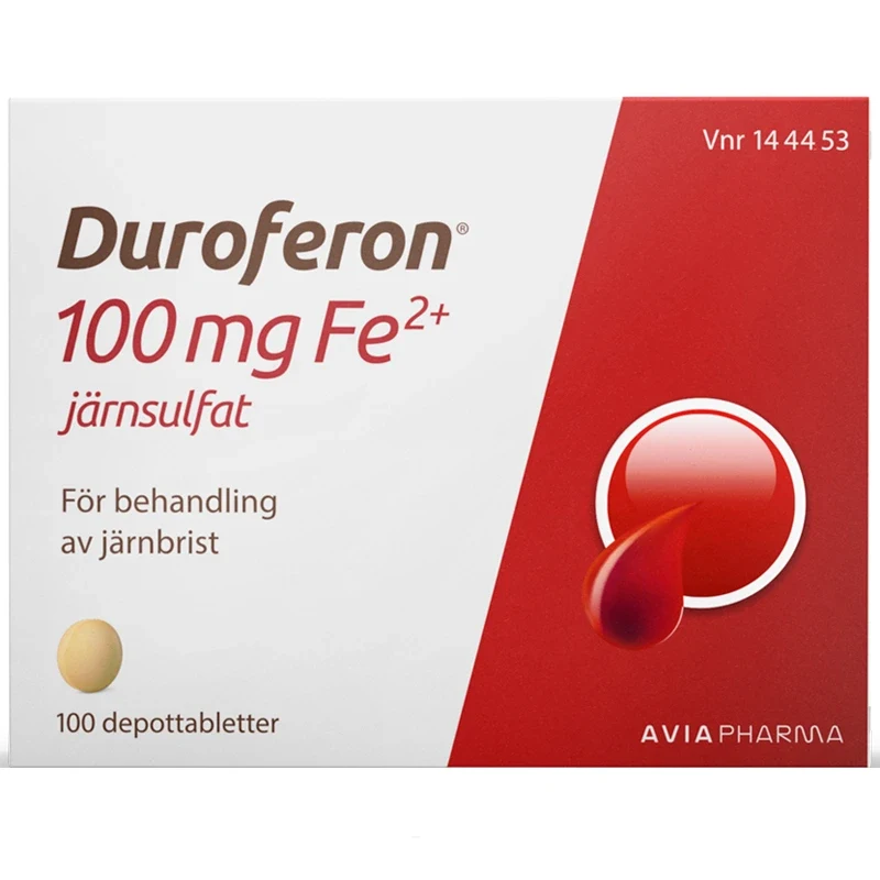 Duroferon depottablett 100 mg 100 st Duroferon