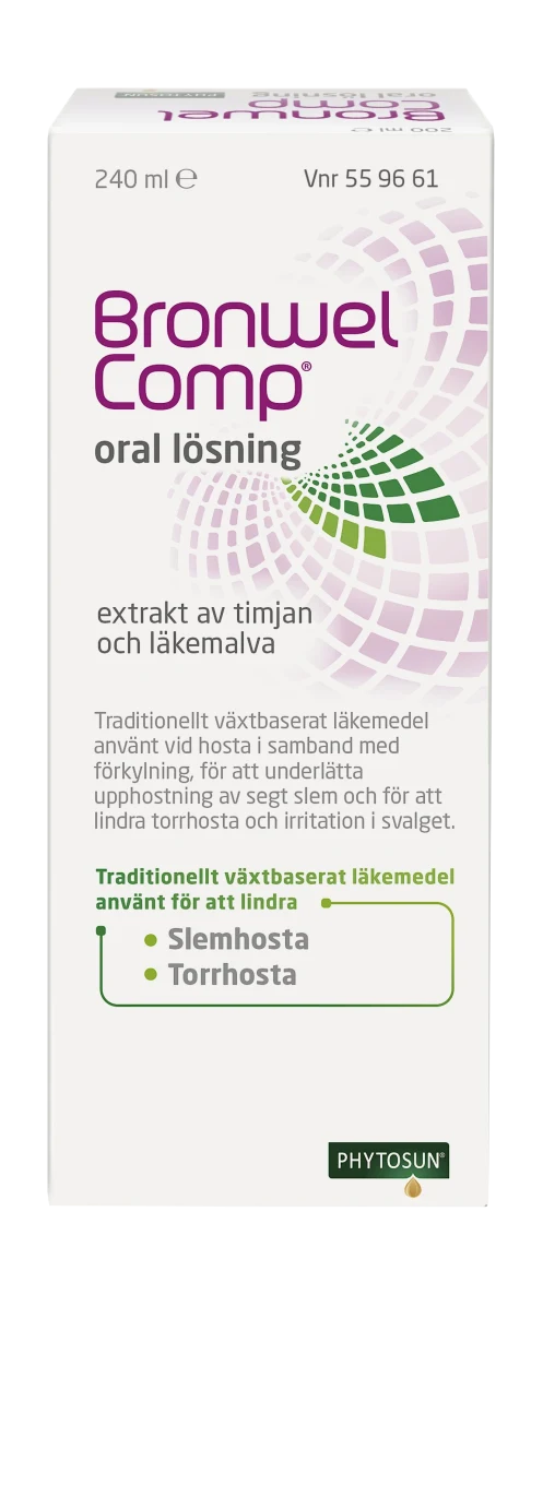 Bronwel Comp oral lösning 240 ml Bronwel