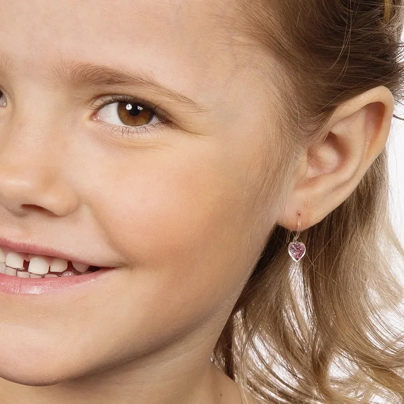 Blomdahl Pendant Fixed Heart Light Amethyst Örhängen Blomdahl