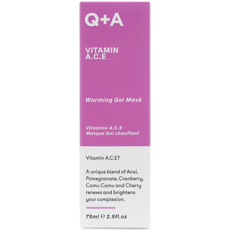Q+A Vitamin A.C.E Warming Gel Mask 75 ml Q+A