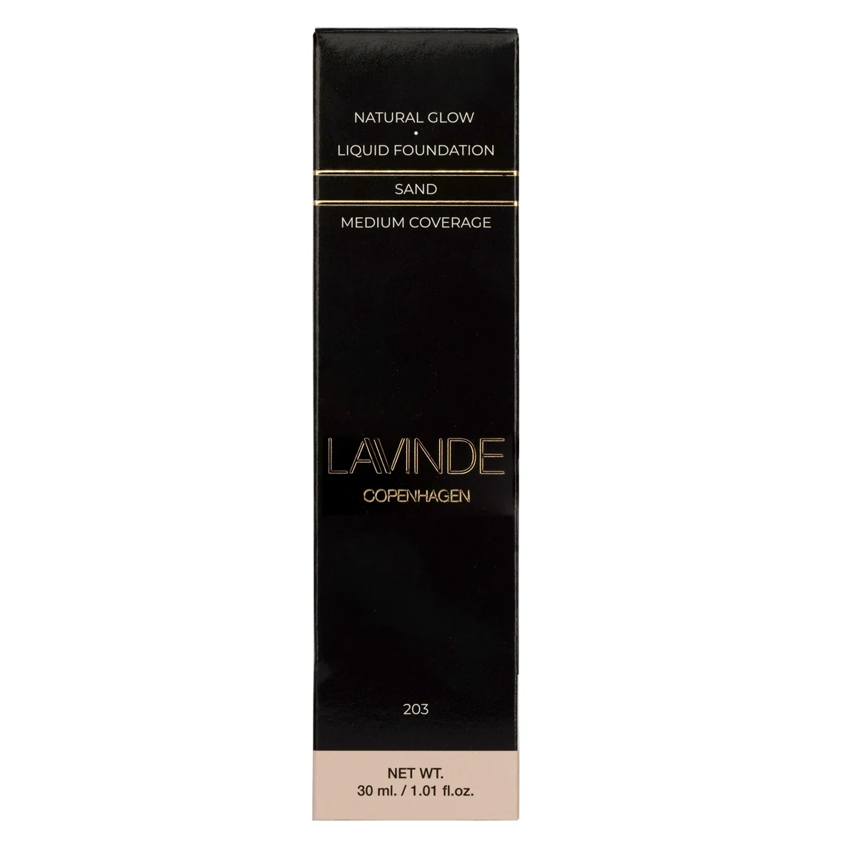 Lavinde Copenhagen Natural Glow Liquid Foundation 203 Sand Lavinde Copenhagen