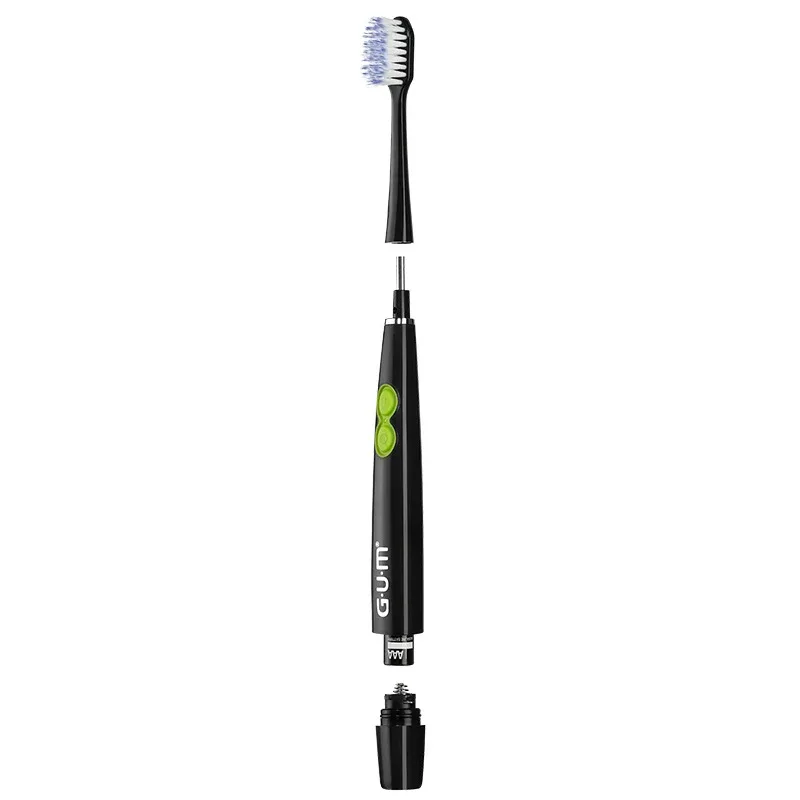 GUM SONIC DAILY Batteritandborste Svart Gum