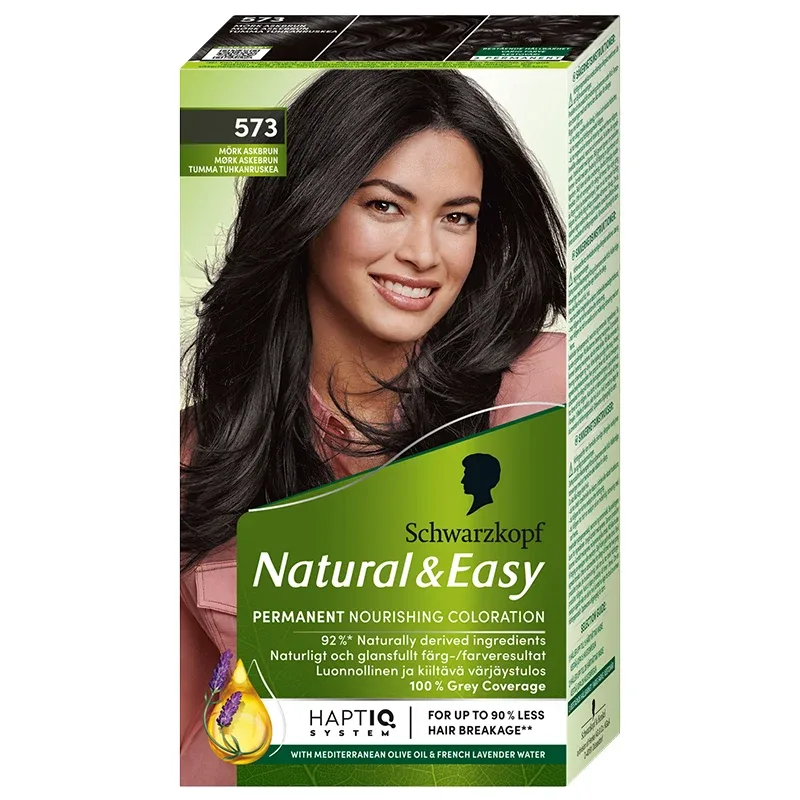 Schwarzkopf Natural & Easy Hårfärg 573 Mörk Askbrun Schwarzkopf