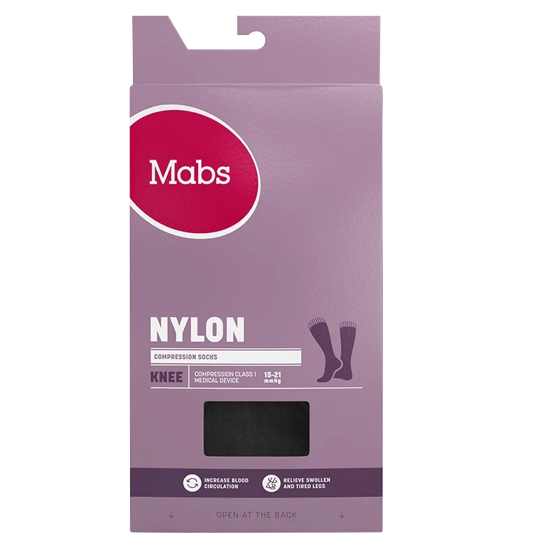 Mabs Nylon Knee Wide Black 1 par M Mabs