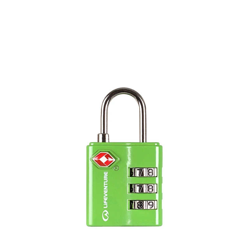 Lifeventure TSA Combi Lock Green Lifeventure