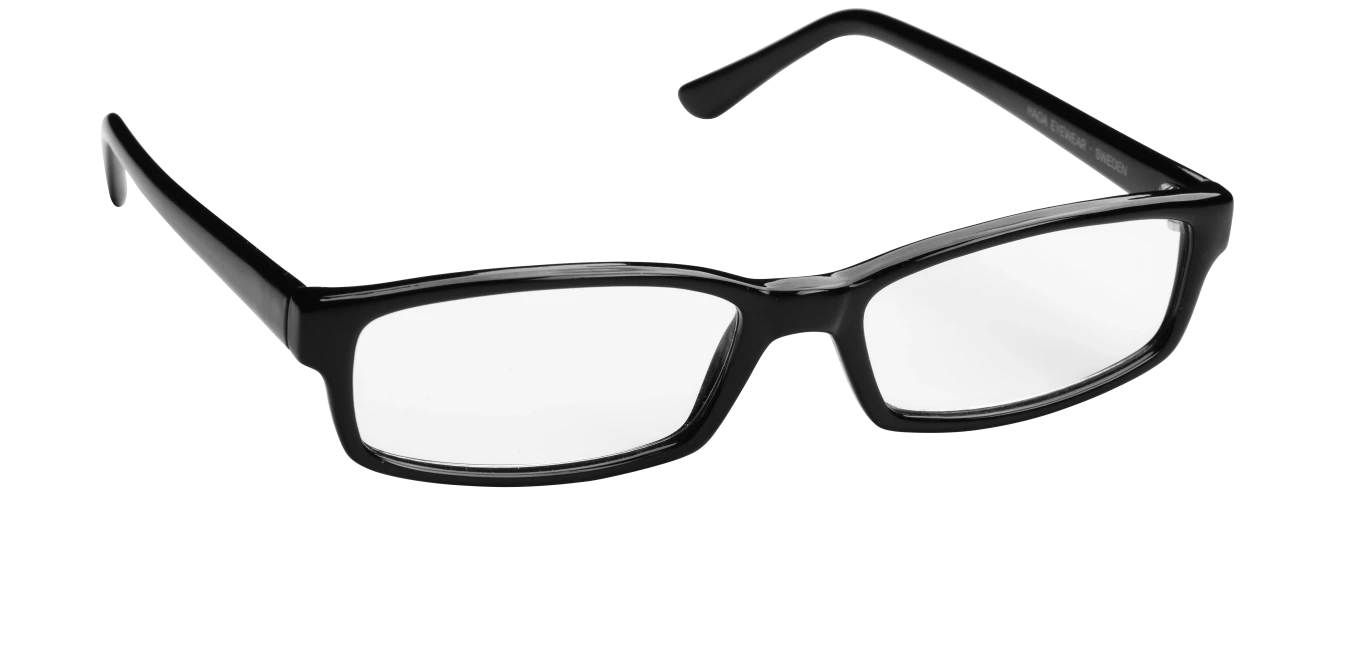 Lix Läsglasögon Uppsala Black +1,0 Haga Optik