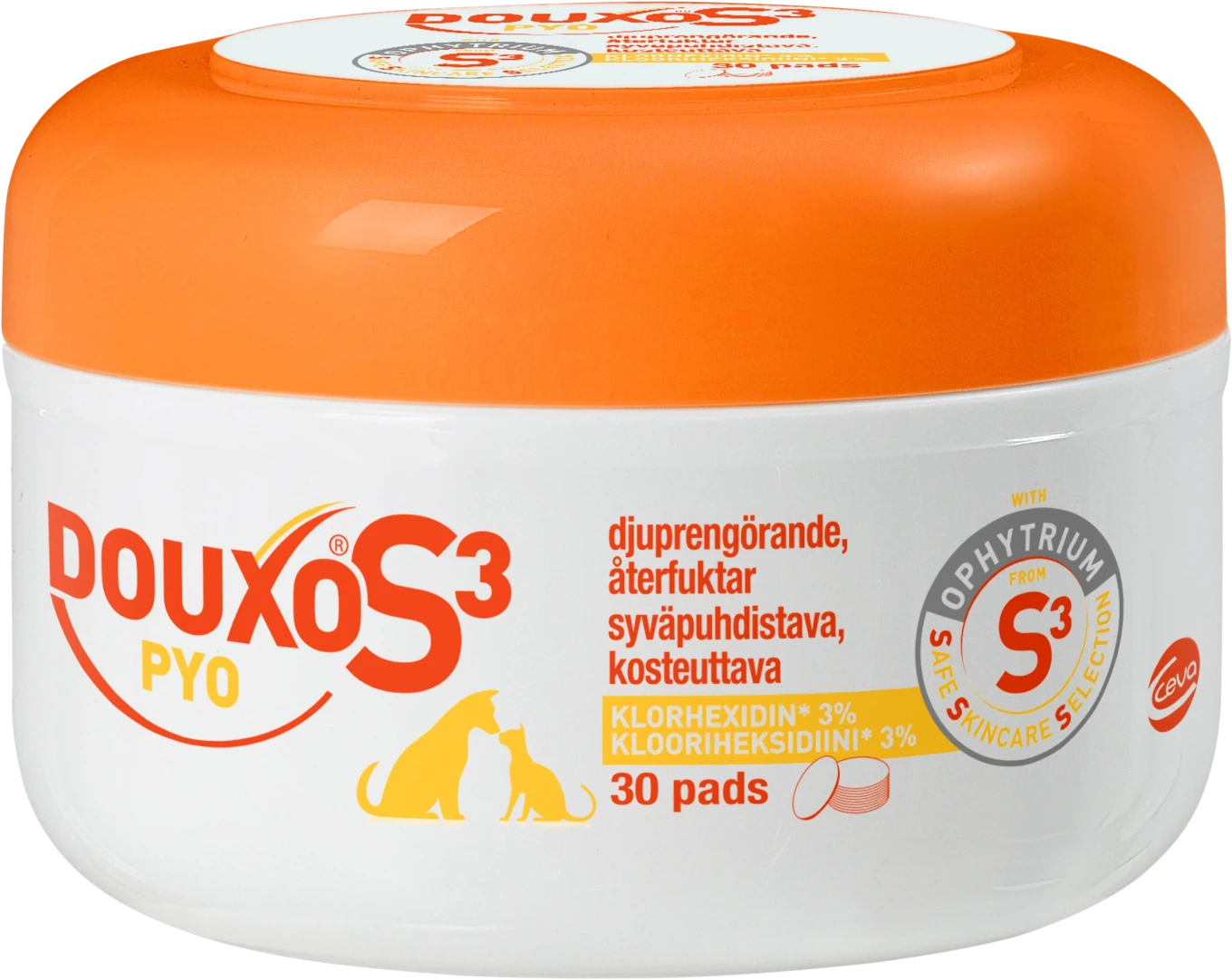 Douxo S3 Pyo Pads Klorhexidin 3% 30st Douxo