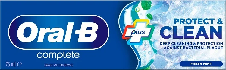 Oral-B Complete Plus Protect & Clean Tandkräm 75 ml Oral-B