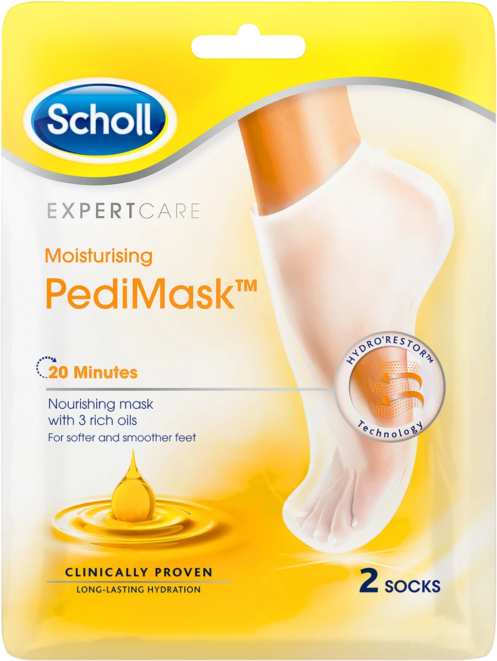 Scholl Fotmask 3xOil 1 par Scholl