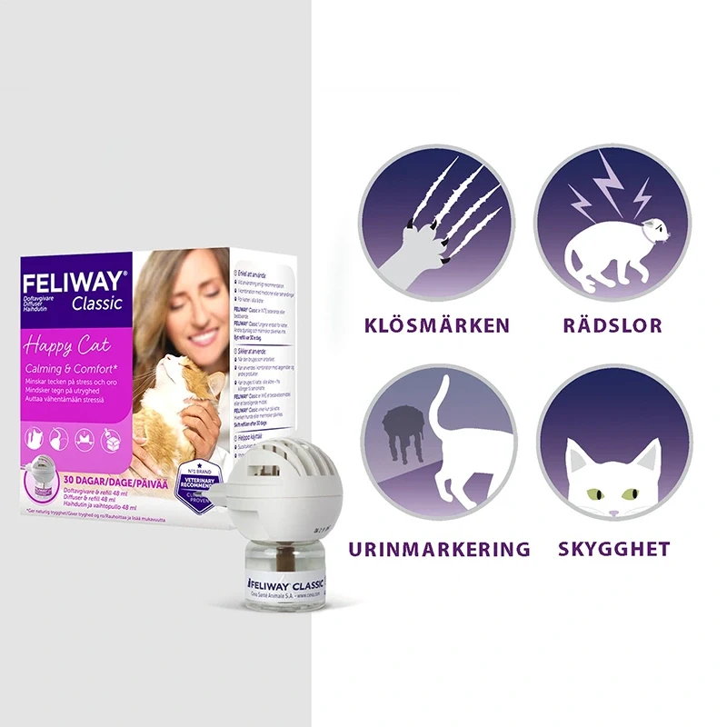 Feliway Classic Doftavgivare med Refill för katt Feliway