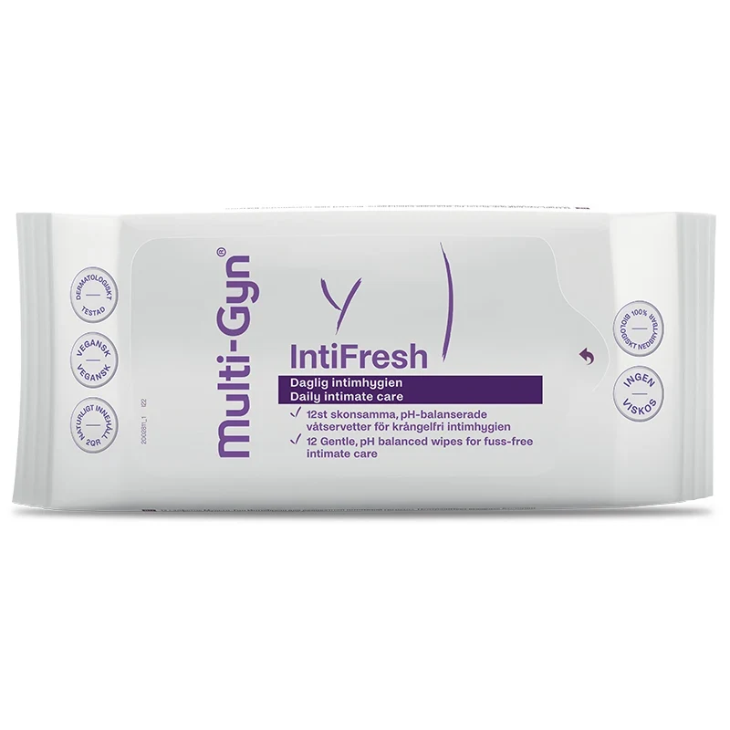 Multi-Gyn IntiFresh Intimate Wipes 12 st Multigyn