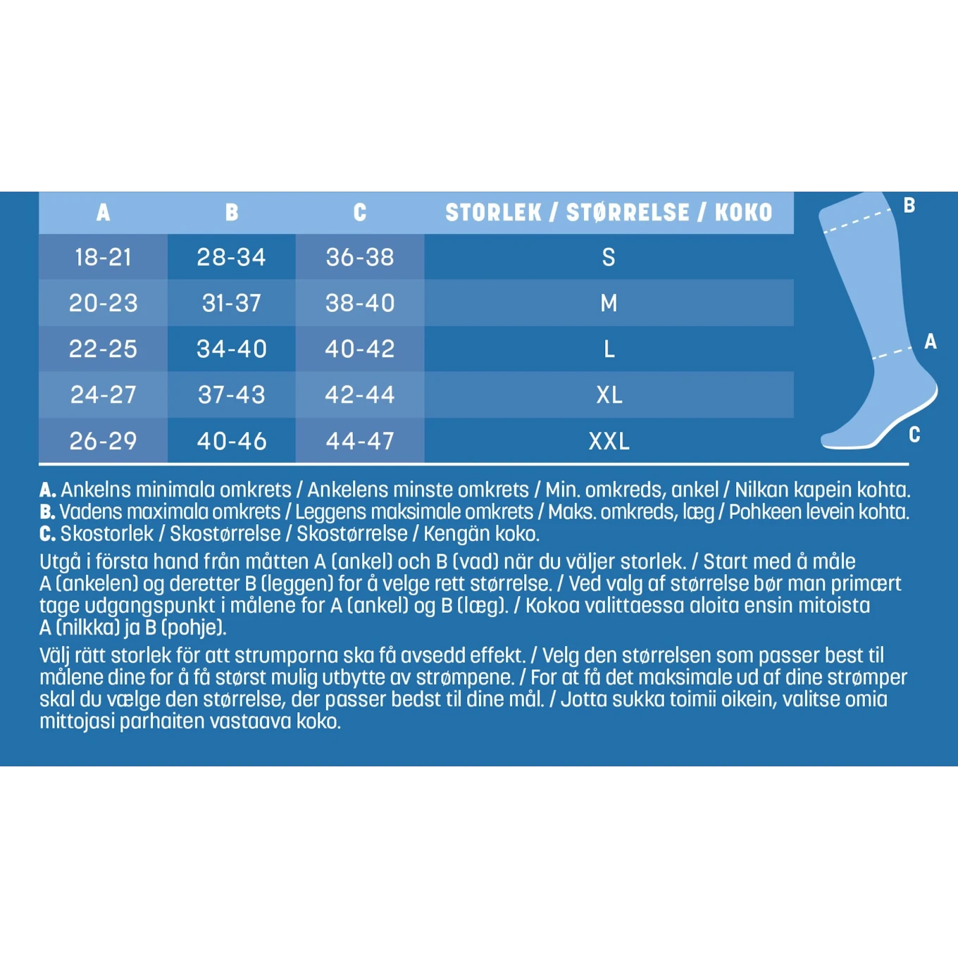 Mabs Thin Cotton Knee Black 1 par XL Mabs