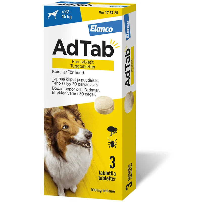 AdTab Tuggtablett 900mg Blister, 3tabletter AdTab