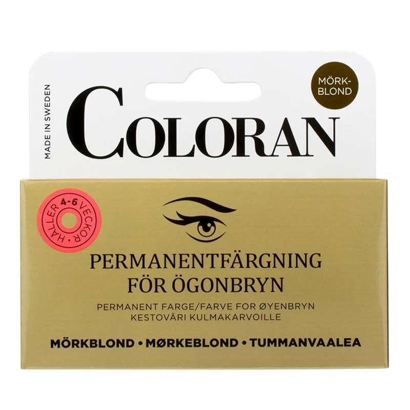 Coloran Ögonbrynsfärg Mörkblond 8 ml + 7 g Coloran