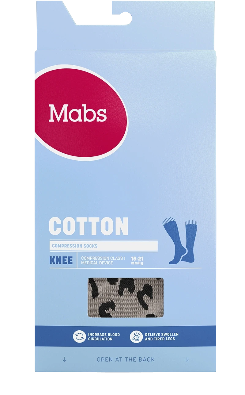 Mabs Cotton Knee Grey Leopard S Mabs