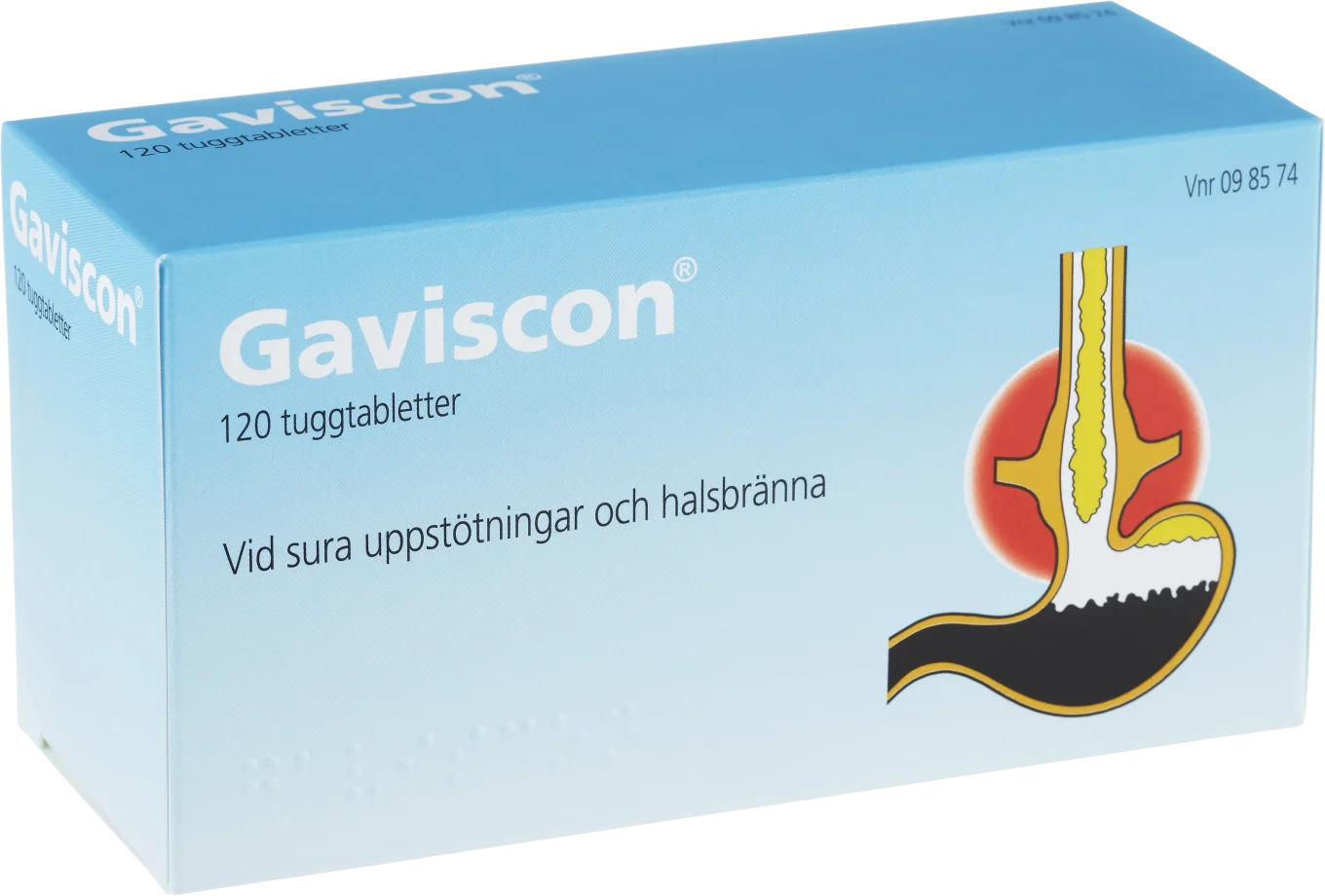 Gaviscon tuggtablett 120 st Gaviscon