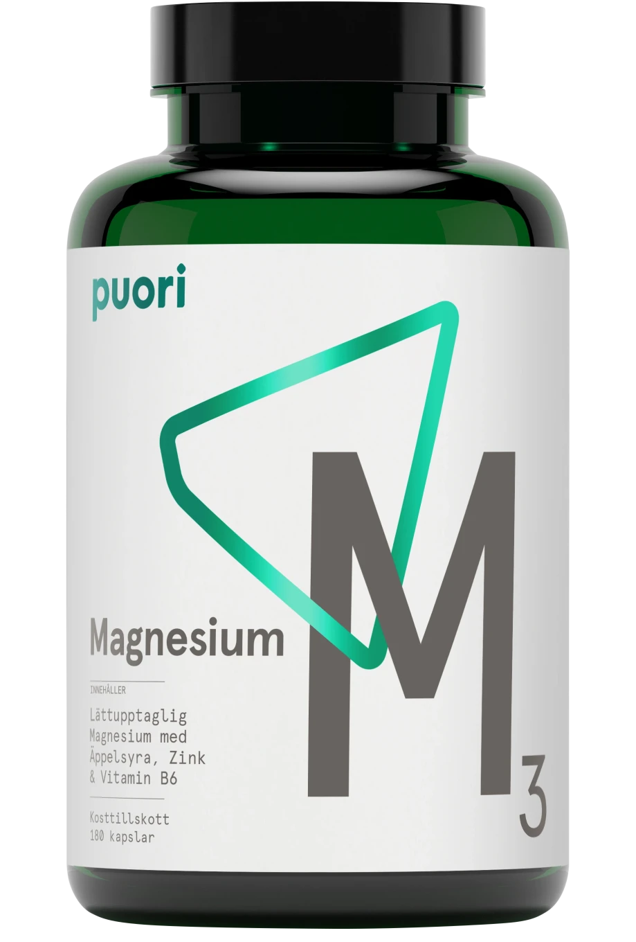 Puori M3 Magnesium & Zink 180 kapslar Puori